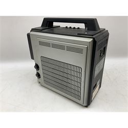 Alba TR10 Portable black and white TV with 3 band radio and Matsu travel clock radio