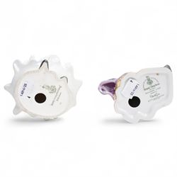 Six Royal Doulton figures, including Balloon Lady HN2935, The Orange Lady HN1759, Silks and Ribbons HN2017 and The Balloon Man HN1954 