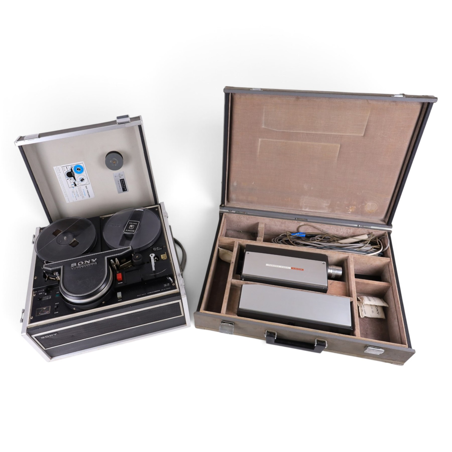 Sony CVC-2100 ACE video camera, CVF-4CE electronic viewfinder and CV-2100 ACE videocorder
