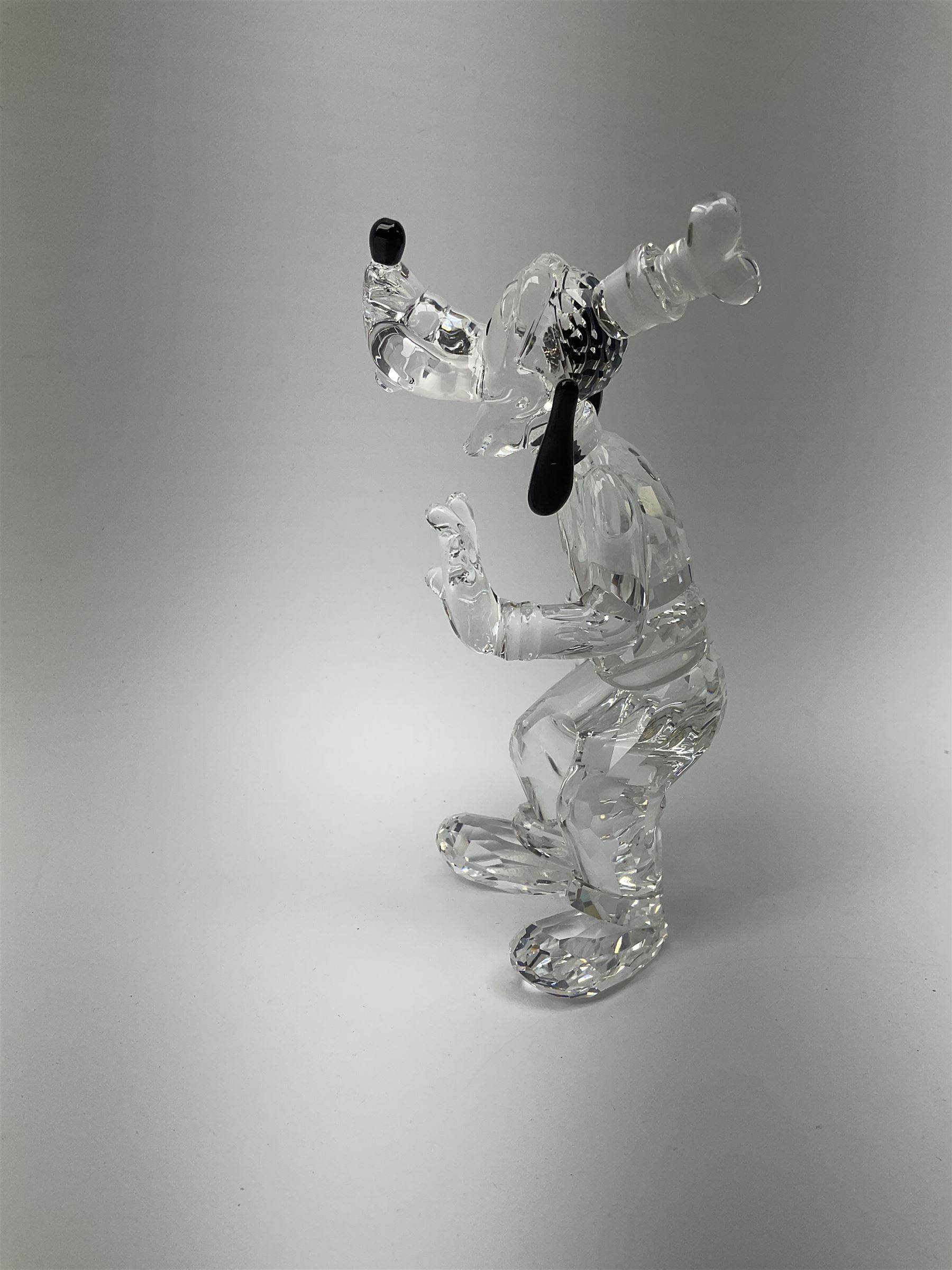 A Swarovski Crystal goofy h15cm, in original box 