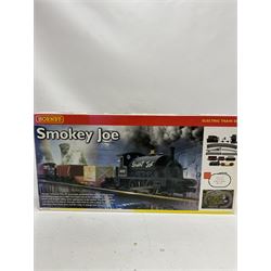 Hornby '00' gauge electric train set Smokey Joe, together with ten Hornby '00' gauge goods wagons, all boxed