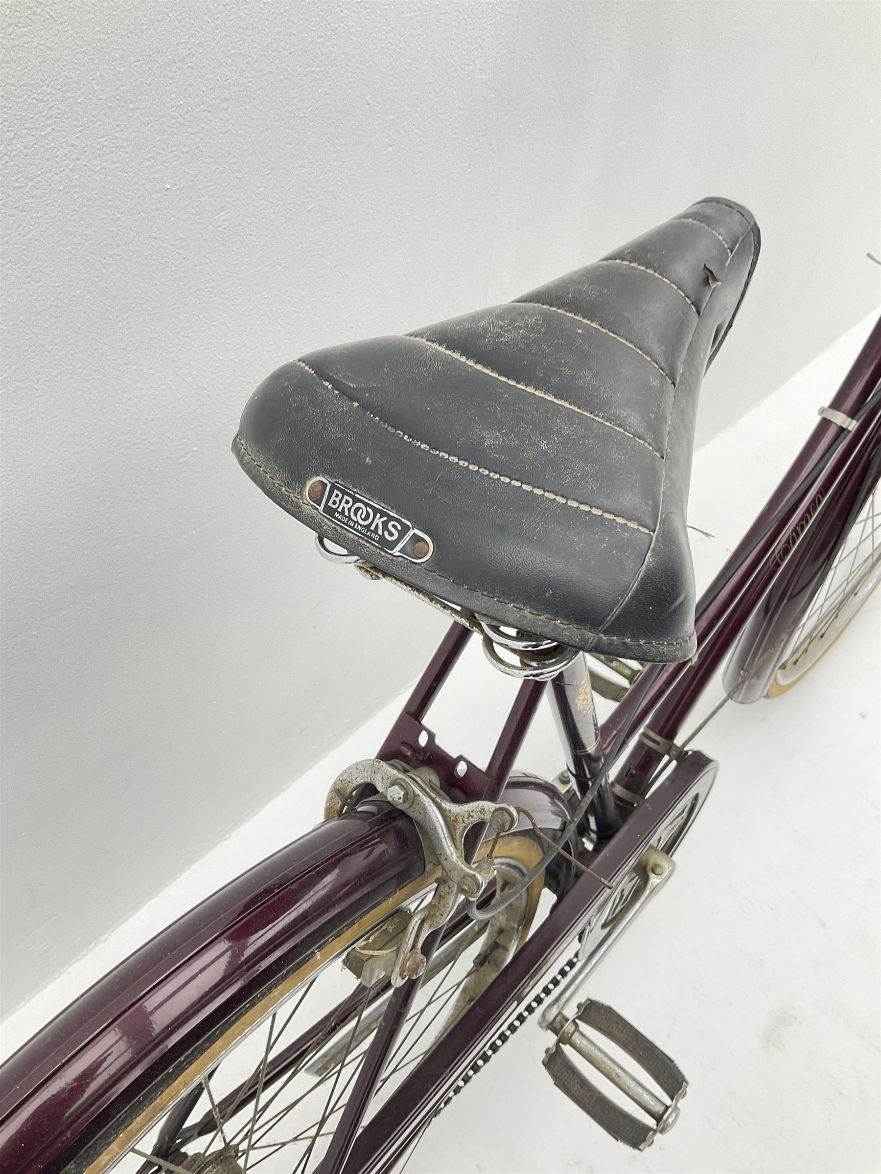 Vintage Raleigh 'Cameo' bike with 'Brookes' saddle