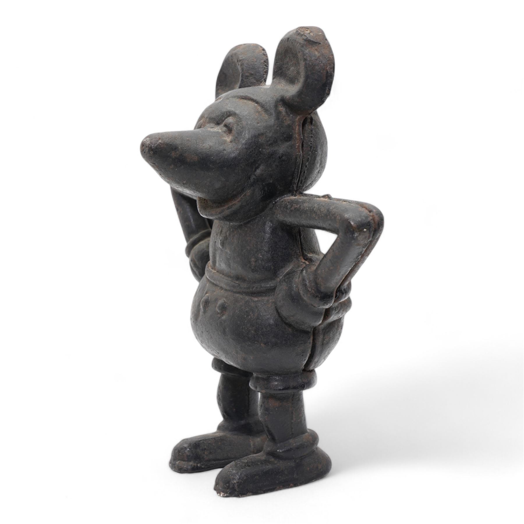 Mickey Mouse cast iron money bank, H21cm