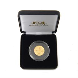 Queen Elizabeth II Solomon Islands 2022 'Platinum Jubilee' quarter ounce gold proof ten do...