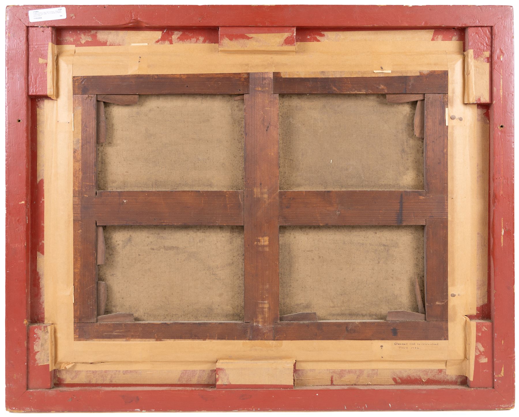 Manner of Thomas Hand (British fl.1790-1804): Thatched Farmhouse and Cattle, oil on canvas unsigned 45cm x 60cm 