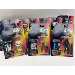 Star Wars - twenty-four carded figures including nineteen La Guerra De Las Galaxias La Guerre Des Etoiles; and five others; all in unopened blister packs (24)