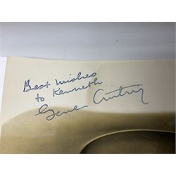 Dame Vera Lynn - collection of six signatures comprising TLS, album page and four colour photographs (including White Cliffs of Dover); signed photograph of John Mills; and signed photographs of film stars each with CoA including Bob Hope, Charlton Heston, Gene Autry, Sound of Music Julie Andrews and Christopher Plummer and Joanna Lumley