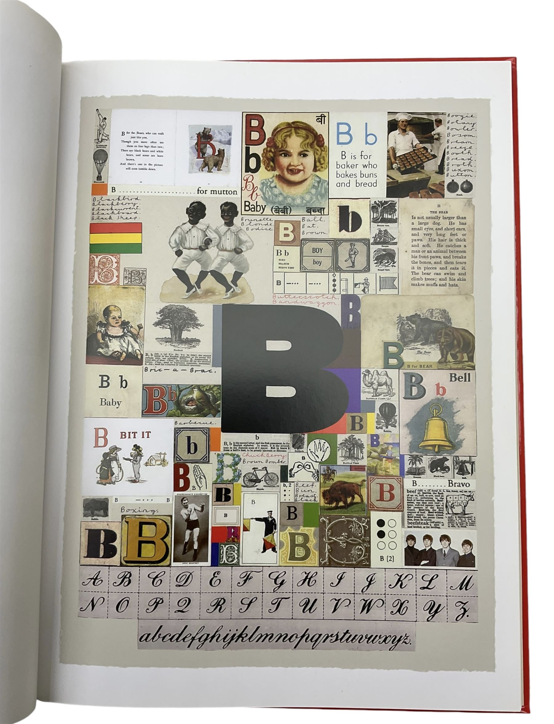 Peter Blake (British 1932-): 'An Alphabet', hardback signed to label on title page, containing a portfolio of reproduced prints from the alphabet series