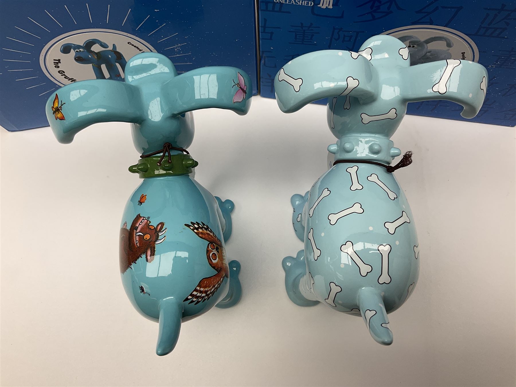 Wallace & Gromit - Gromit Unleashed: two Aardman Animations The Grand Appeal 'Gromit Unleashed' figures comprising Sweet Dreams and The Gruffalo Gromit, both with boxes