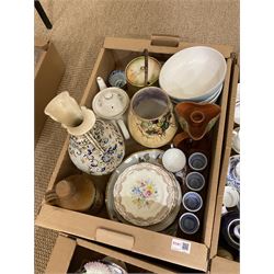 Assorted ceramics, to include Hornsea, Carlton Ware, Copeland & Garrett, various teawares and other decorative ceramics, etc., in three boxes 