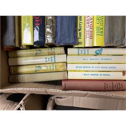 Collection of books and annuals, including Richmal Crompton; Just William and Frank Richards; Billy Bunter series,  Greyfriars' Holiday Annuals, etc, in seven boxes