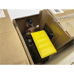 Quantity of boxed Saving the Gorillas in the Mist figures, boxed Royal Doulton glasses, art glass, ceramics etc in four boxes