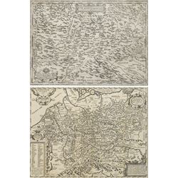 Abraham Ortelius (Belgian 1527-1598): 'Germaniae Veteris Typus', 16th century engraved map...