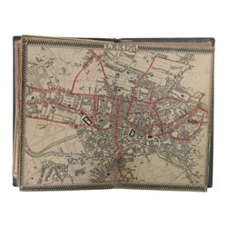 Bradshaw's Northern Railway Time Table issued 19th October 1839, the first of Bradshaw's Railway Time Tables, the green cloth cover with gilt lettering to front, the interior with railway maps of Lancashire, Manchester and Liverpool and details of rail fares