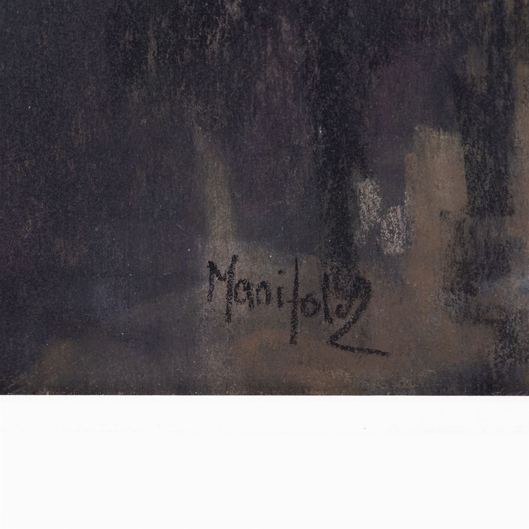 Debra Manifold PS RI (British 1961-2002): 'The Gielgud Theatre Shaftesbury Avenue', mixed media pastel signed, titled verso 52cm x 72cm