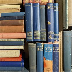 Collection of poetical works and other books in four boxes