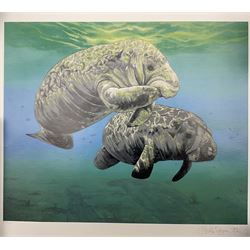 Anatole Krasnyansky (Ukrainian 1930-): 'Musical Sphere', Nicole Suzanne Stahl (Continental Contemporary): 'Gentle Voyagers'; Neil J Farkas (American 20th Century): 'Mona Lisa', three lithographs max 69cm x 72cm (3)