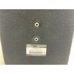 Near pair of Peavey Eurosys speakers W47cm H65cm D38cm (2)