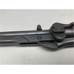 Early 20th century BSA Standard .177 Cal. Air Rifle (No.1), early A prefix number A67, with blued finish, top-loading, push-button underlever action, walnut semi-pistol grip stock with chequered BSA logo L101cm overall; with contemporary canvas case; NB: AGE RESTRICTIONS APPLY TO THE PURCHASE OF AIR WEAPONS.