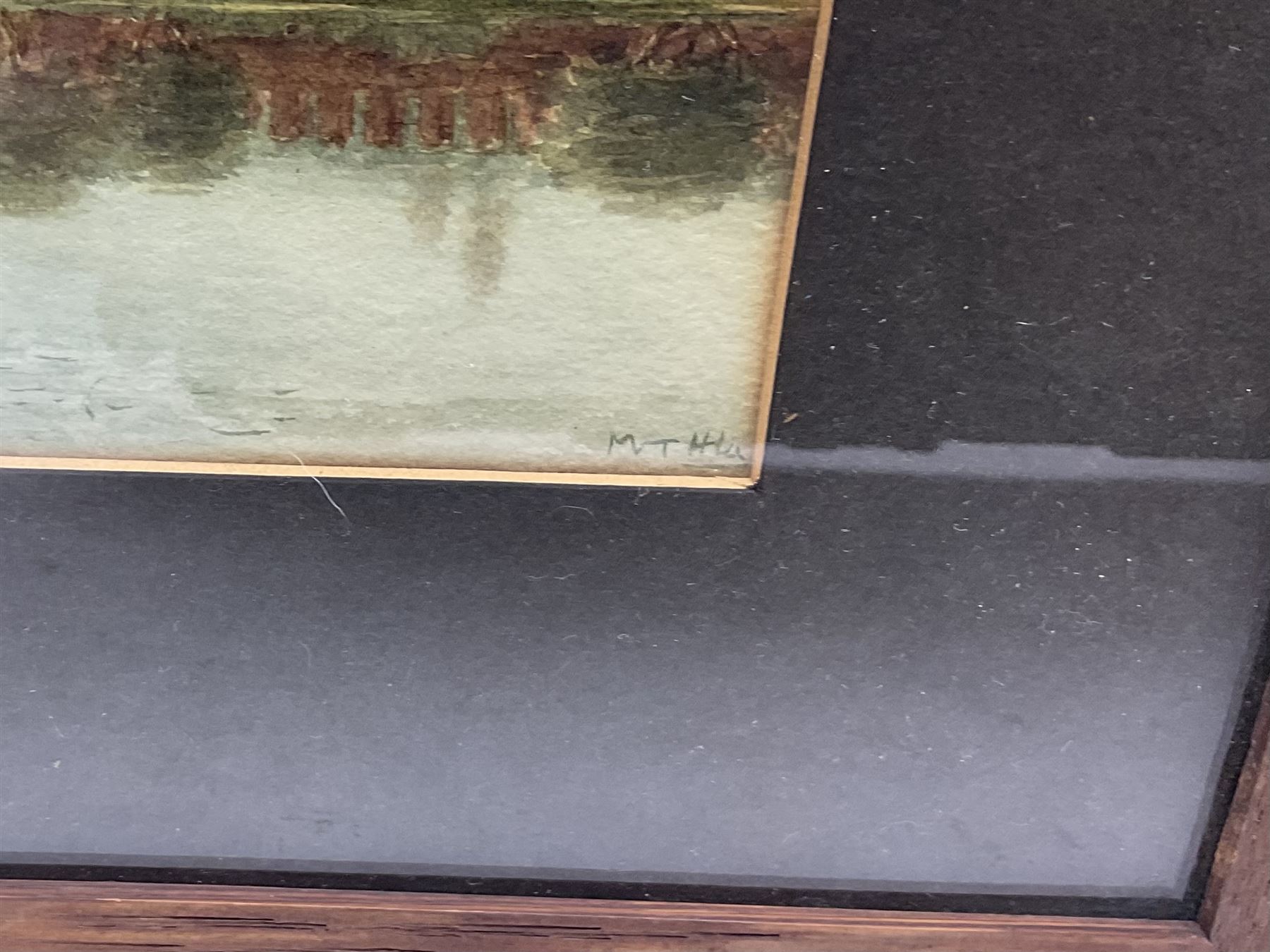 Maung Tun Hla (U Tun Hla) (Burmese 1874-1946): The Shwedagon Pagoda, pair watercolours signed M T Hla 16cm x 21cm (2)