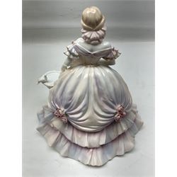 Coalport figure, Secret Garden, designed by Sue McGarrigle, with original box and certificate of authentication, H26cm