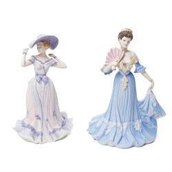 Eight Coalport figures, seven from the Age of Elegance collection, and Alison from the Ladies of Fashion collection (8)