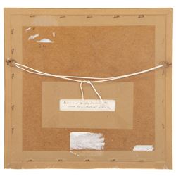 George Weatherill (British 1810-1890): 'Entrance of Whitby Harbour - 1842', watercolour unsigned, titled and attributed verso 7.5cm x 10.5cm