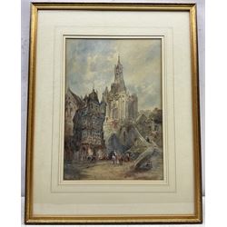 Paul Marny (French/British 1829-1914): 'Rouen', watercolour signed and titled 46cm x 32cm 
Provenance: West Yorkshire dec'd estate, purchased David Duggleby Ltd 9th September 2016 Lot 96