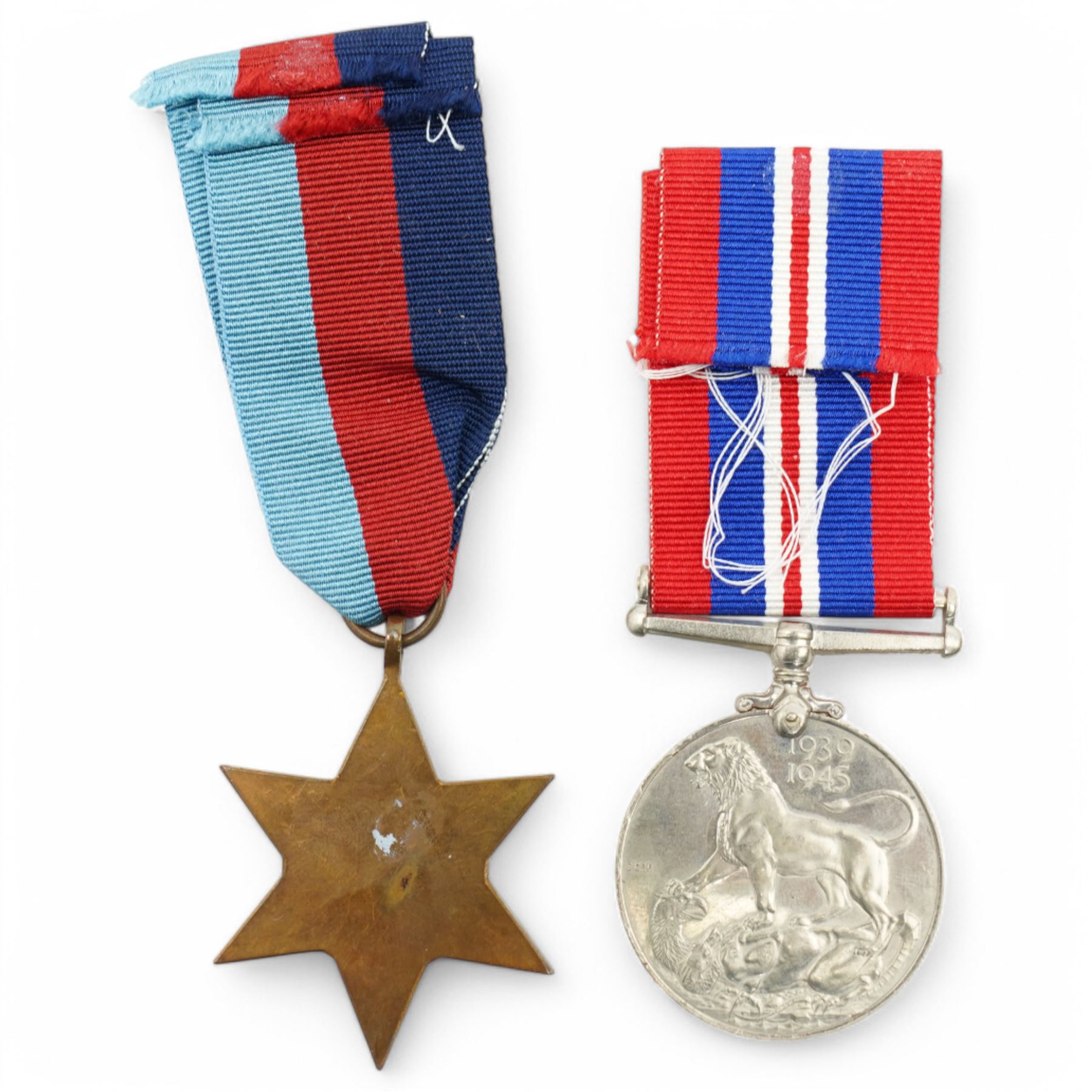 Pair of WWI British medals comprising War and Victory medals to 58400 Pte S Anyon Royal Welsh Fusiliers, another pair to 64889 Pte W Riddick, Liverpool Rifles and a pair of  WWII War Medal and 1939-45 Star to Major W R A Birch