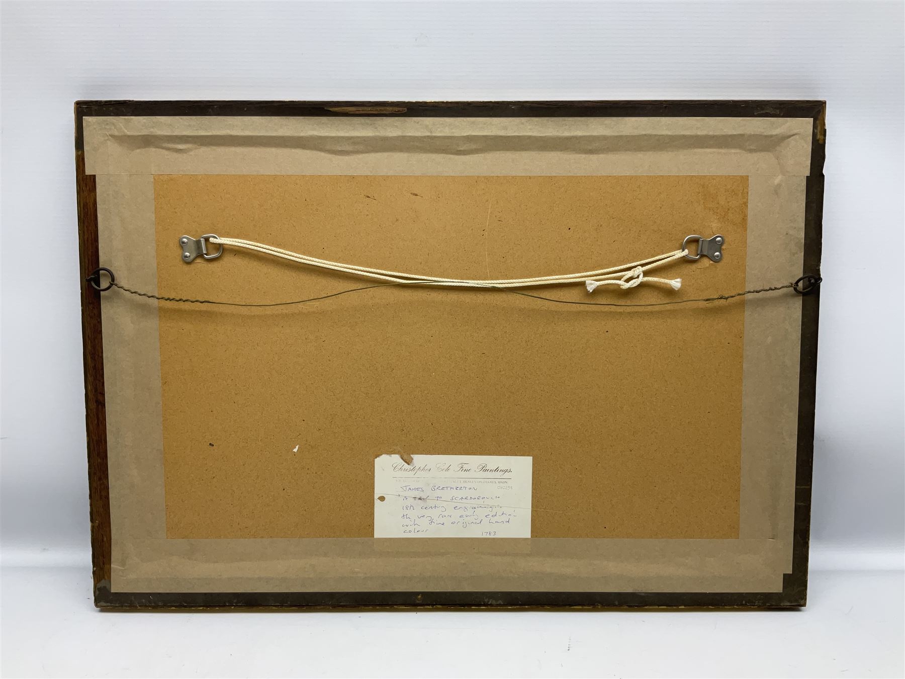 James Bretherton (British act.1750-1799): 'A Trip to Scarborough', etching with hand colouring pub. 1783, 22cm x 41cm
