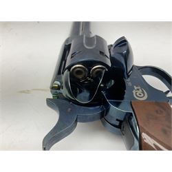 German Umarex CO2 .177 Colt Single Action Army .45 revolver, No.16L04827 L35cm overall; boxed with instructions