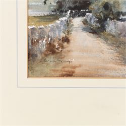Brian Irving (British 1931-2013): Dales Lane, watercolour signed 13.5cm x 17.5cm 