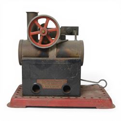 Mamod SE3 Steam Engine, together with Mamod Line Shaft and Model Power Hammer, all boxed