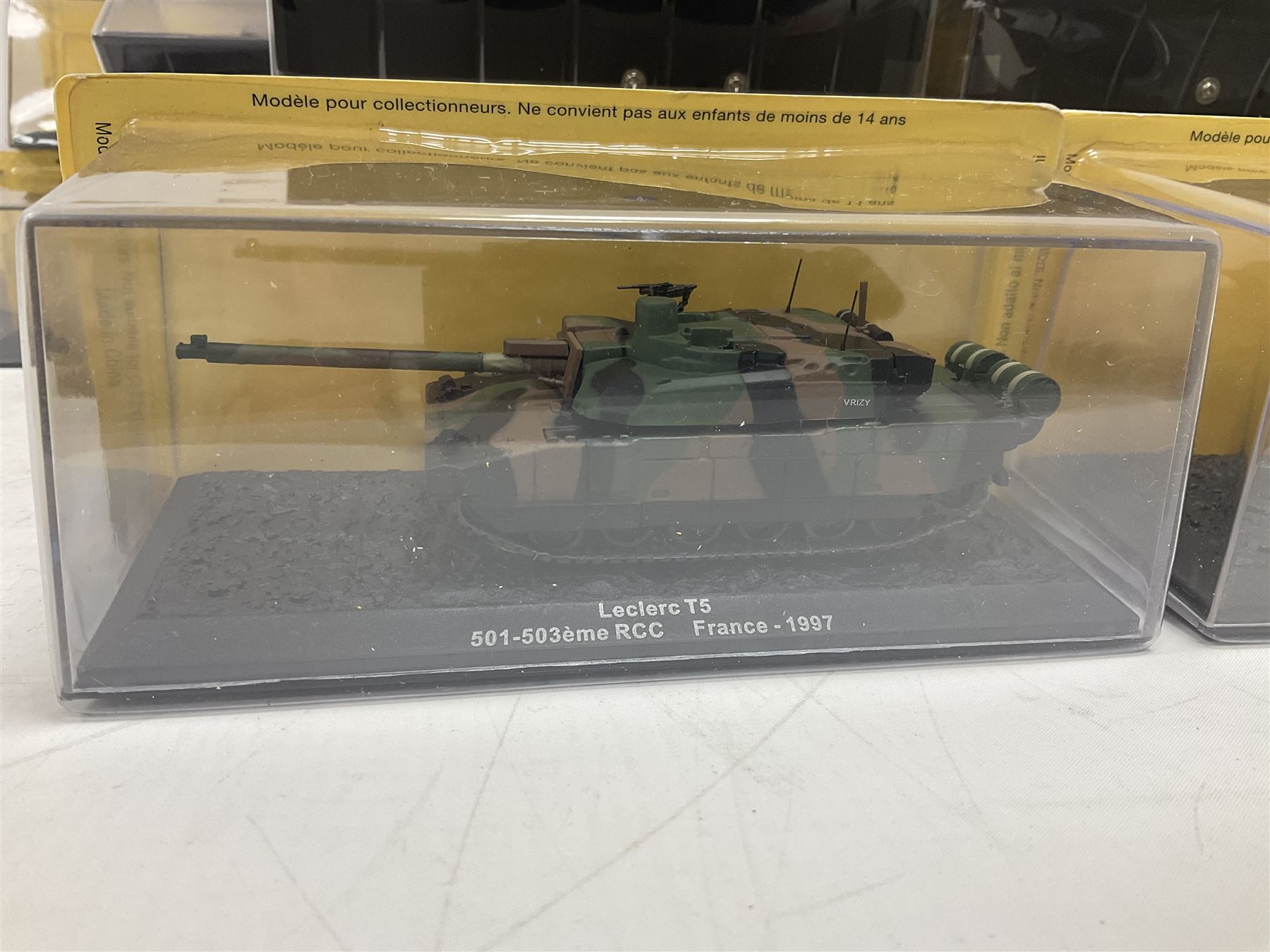 DeAgostini The Combat Tanks Collection -  forty-six periodical issued die-cast models of tanks; in plastic display cases in unopened blister packs (46)