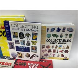 Reference materials and magazines relating mostly to toys including Dinky, Corgi etc 