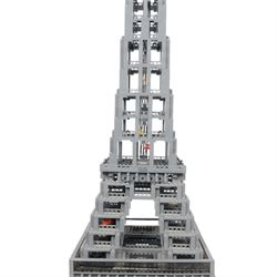 Lego Eiffel Tower no. 10181, 1:300 scale, built, with box and instructions
