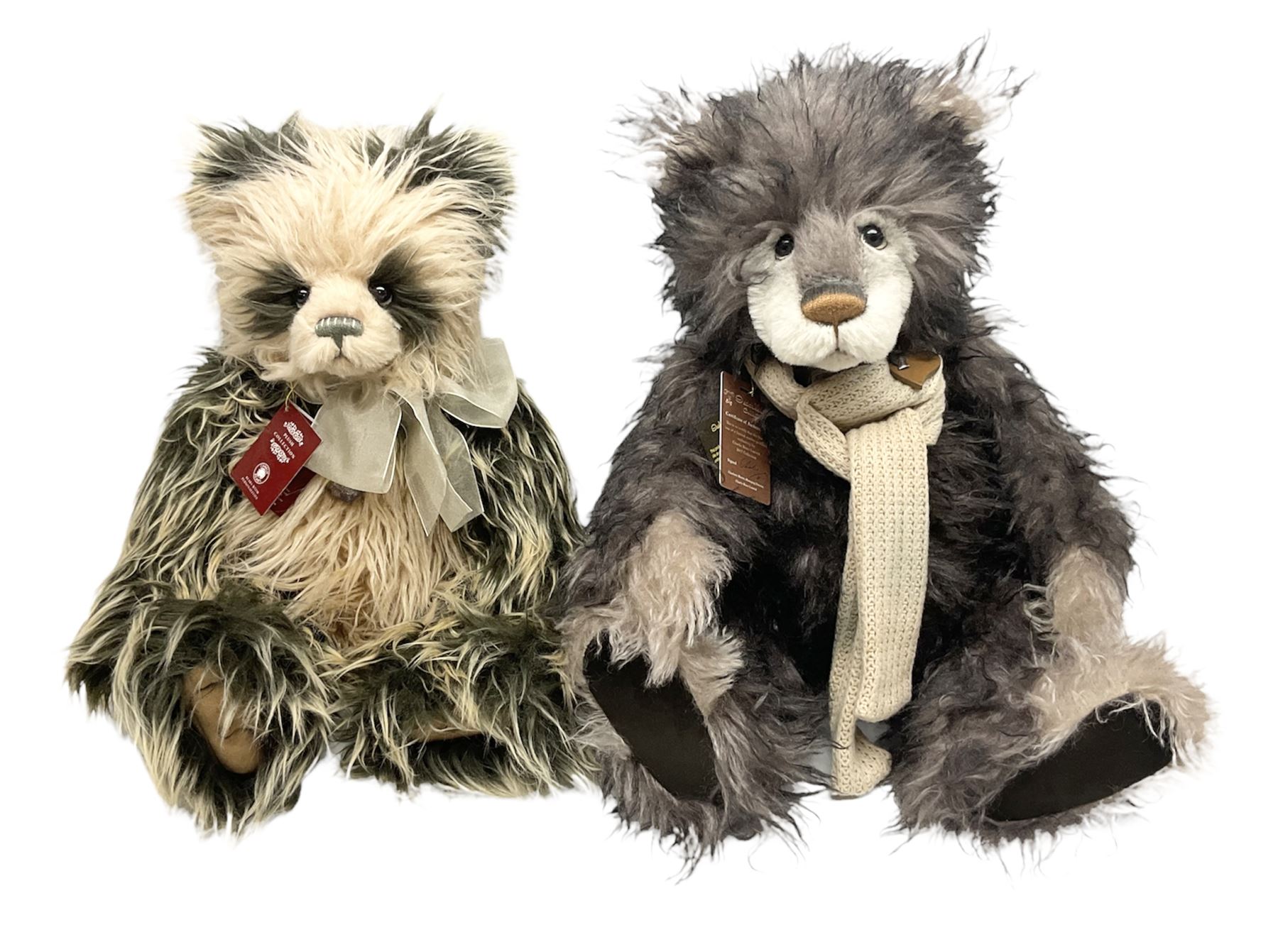 Two; large Charlie Bears, comprising limited edition Sylvester SJ5541, 338/400, and Elijah CB191968, both designed by Isabelle Lee, each with tags 

