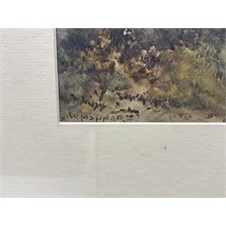 William Manners (British 1860-1930): Homeward Bound, watercolour signed 30cm x 45cm