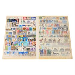 Great British and World stamps, in various albums and folders, in two boxes