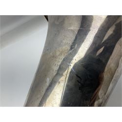 Boosey & Co Class A silver plated four-valve euphonium, serial no.117918 L62cm; in carrying case