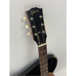 Gibson J50 VOS Custom Shop acoustic guitar, model no. 11686010, Deadknot J45 body with sitka spruce top, scalloped wide x bracing pattern, mahogany back, in carrying case with Gibson certificate of authenticity