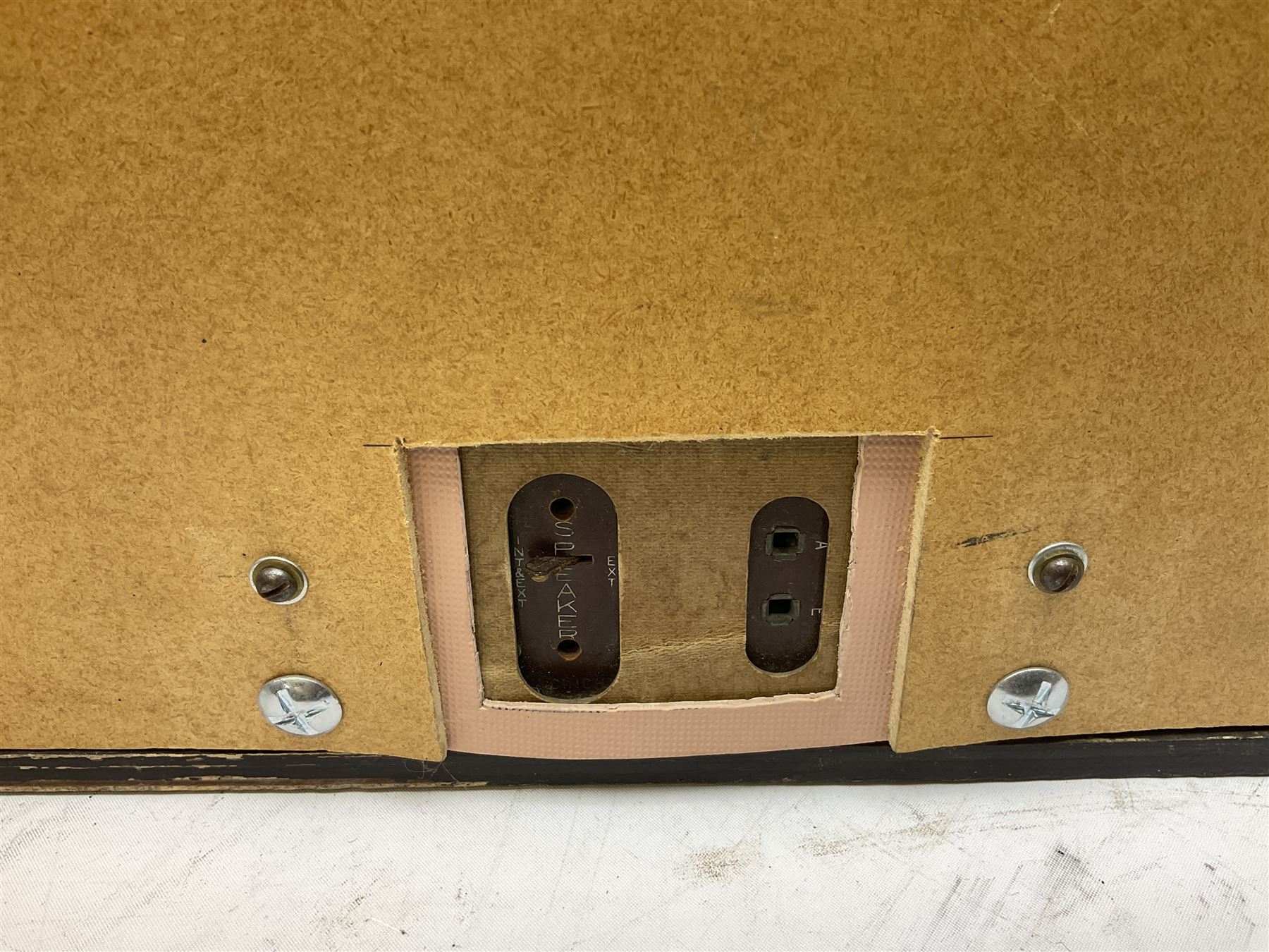 1955 Pye Fenman II valve radio in walnut veneered case, W58cm, together with a 1950s McMichael Type 854 valve radio with Bakelite knobs, W47cm H39cm D24cm, and 1957 Ekco Type A320 radio in dark walnut veneered case (3)