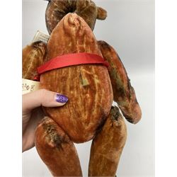 Two Portobello Bear Company limited edition teddy bears - 'Princess Julia' No.1/1, born 2002, with label H51cm; and 'Nanas Teddy' (?) No.1/1 born 2001, with label H41cm (2)