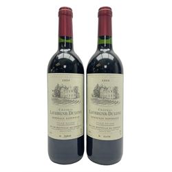 Chateau Lavergne-Dulong, 2004, Bordeaux Superieur, 750ml, 12.5% vol, two bottles  