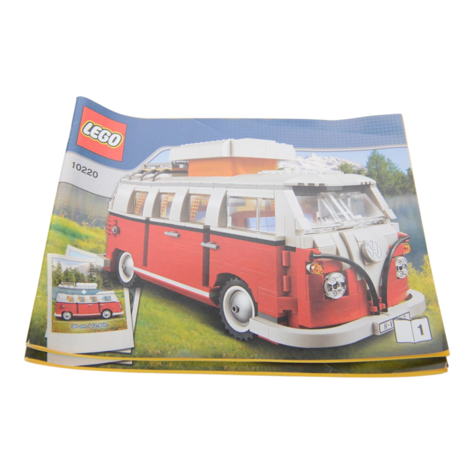 Lego Volkswagen T1 Camper Van no. 10220, built with box and instructions 