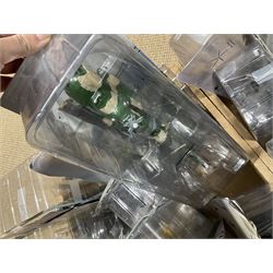 Thirty-six Amer Czechoslovakia periodical issued metal models of helicopters in original packaging; with thirty-nine issues of 'Helicopter Magazine' in two original binders; together with eight Corgi Collection die-cast military models; all boxed; and two others with small display rack; in three boxes