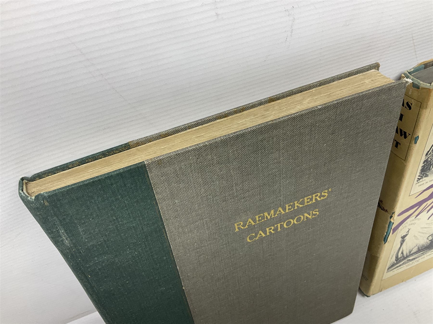 The Caxton Edition of Raemaekers' Cartoons; and Fitzpatrick D.R.: As I Saw It. 1953 New York. Collection of over 300 cartoons 1930s - 1950s. Dustjacket. (2)