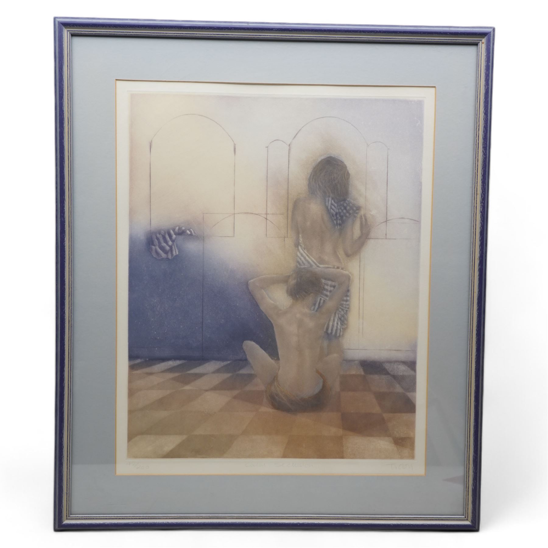 Janet Treby (British 1955-): 'Soft Interlude' 'Calm Seclusion' 'Metamorphosis II' 'Metamorphosis IV', set four limited edition colour prints signed titled and numbered in pencil max 55cm x 44cm (4)