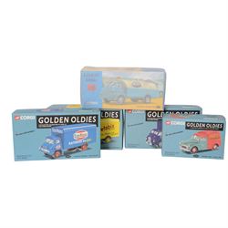 Twelve Corgi Golden Oldies 40th Anniversary Edition diescast models, including 19302 Bedford S Weetabix, 05601 Bedford CA Kodak, 19303 Thames Trader Heinz, 30301 Thames Trader Slumberland, 19301 Bedford S Lyons, 30302 Thames Trader Ever Ready and 30303 Bedford S Spratts, together with five Corgi Archive diecast models, all boxed (17)