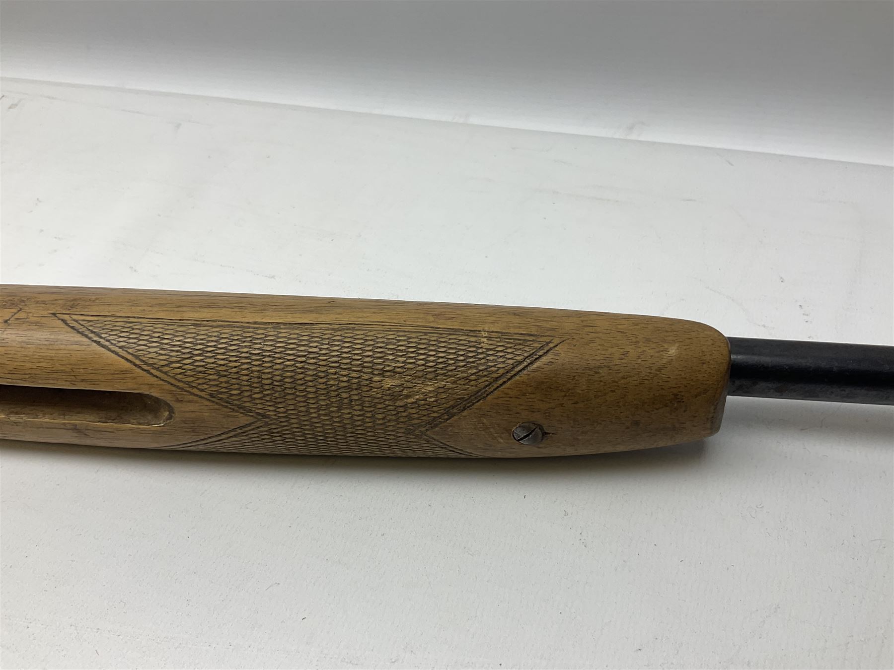 Italian Boehler Blitz .410 folding single barrel shotgun, walnut stock with 70cm barrel, chequered grip and fore-end with cross action safety, No.1779, L112cm overall SHOTGUN CERTIFICATE REQUIRED